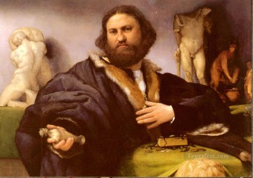 アンドレア・オドーニの肖像 ルネッサンス・ロレンツォ・ロット Oil Paintings